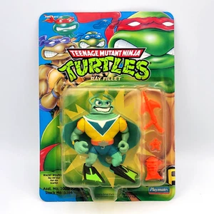 RAY FILLET Figure 1992 Playmates Teenage Mutant Ninja Turtles 43 Back Unpunched - Picture 1 of 13