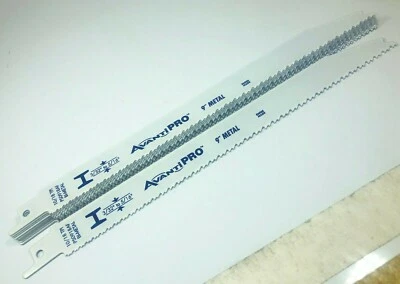 (PAQUETE DE 10) Hojas de Receta Avanti Pro Bimetálicas 9” 10/18 TPI PS0918AF Corte de Metal Foto 1 de 2