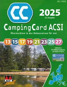 CampingCard ACSI Campingführer 2025 inklusive Ermäßigungskarte - Bild 1 von 3