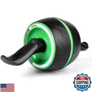 Ab Roller Wheel with Knee Pad Mat,Automatic Rebound Abdominal Wheel Abs Worko - Picture 1 of 5