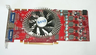 MSI EAH4850 ATI Radeon HD4830 512MB DDR3 2xDVI-I/HDTV-OUT PCIE Graphics Card - Image 1 of 4