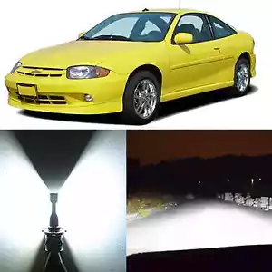 Alla Lighting Headlight 9007 Hi/Lo Beam White LED Bulbs for 00~05 Chevy Cavalier - Picture 1 of 10