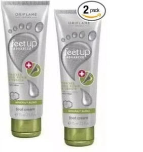 Oriflame Feet Up Advanced Cracked Heel Repair Foot Cream 75ml(Pack of 2) - Picture 1 of 6