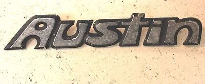 Original Metal 6.25" Austin British Car Truck Emblem Logo Sporrong Part CZK6314 Foto 1 de 2