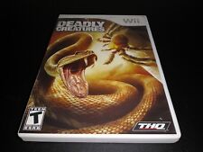 Deadly Creatures Nintendo Wii LN Perfect Condition Disque Complet