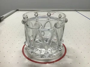 Kristall Tischplatte Urlaub "Trommel" Dekor - Bild 1 von 6