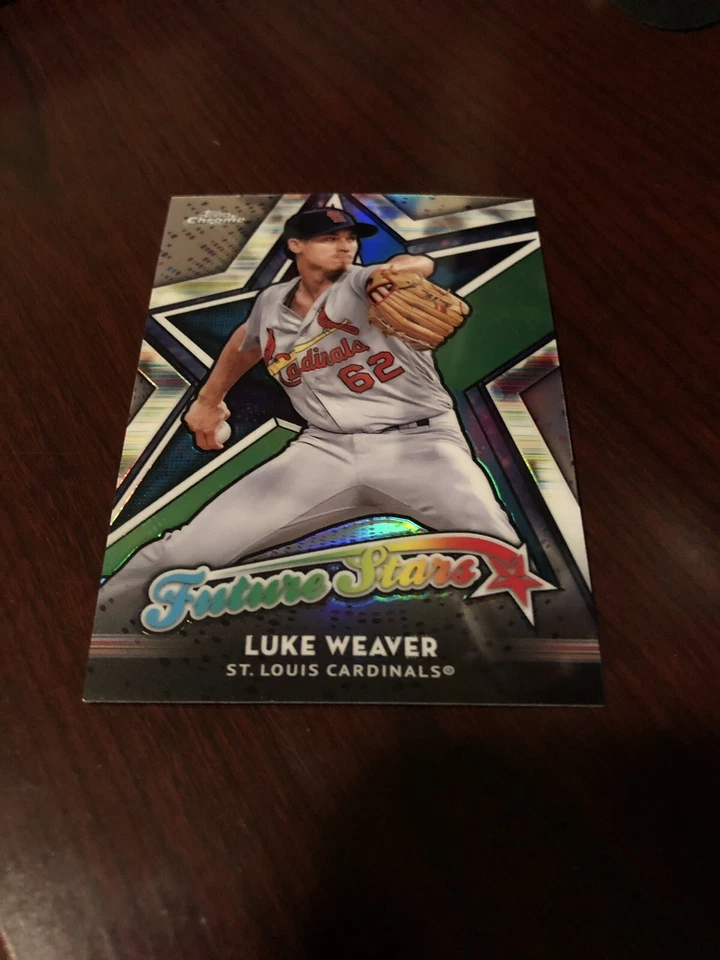 2018 Topps Chrome Future Stars Luke Weaver #FS-15 St Louis Cardinals *Mint* - Image 1 of 2