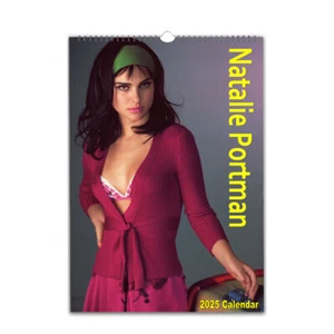 Young Natalie Portman Deluxe Photo 2025/6 choose start month calendar - Picture 1 of 2