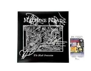 Machine Head Band Signed Limited 10" Vinyl EP Record The Black Procession JSA - Picture 1 of 4