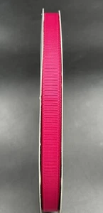 3/8" x 50 yd Fuchsia Grosgrain Ribbon Roll NEW - Picture 1 of 2