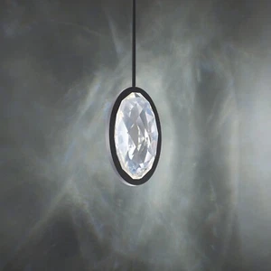 Schonbek Beyond: Wonder 10-inch Pendant Chandelier in Black BPD38210-BK - Picture 1 of 3