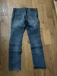 Gucci Web Blue Jeans Denim Cotton Model Skinny Size 48IT / 34UK, RRP £599 - Picture 1 of 17