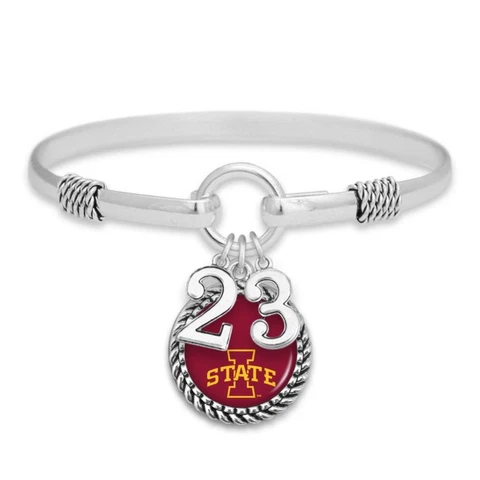 Iowa State Cyclones Graduation Year 2023 Silver Bracelet Jewelry Licensed ISU Cover