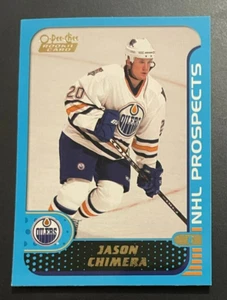 Jason CHIMERA RC 2001-02 OPC O-Pee-Chee NHL Prospects #277 Edmonton Oilers - Picture 1 of 2