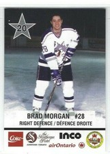 1997-98 Sudbury Wolves (OHL) Brad Morgan