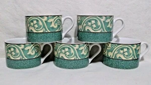 Sango China Pavillion #48565 5 Coffee Cups/Mugs Dishwasher/Microwave Safe China - Picture 1 of 2