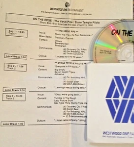 RADIO SHOW: ON THE EDGE 4/15/96 FULL SETS w/THE VERVE PIPE & STONE TEMPLE PILOTS - Picture 1 of 1