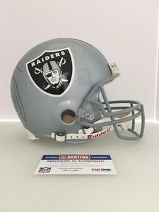Johnnie Lee Higgins signed Oakland Raiders Full Size Helmet - PSA Authentication - Picture 1 of 4