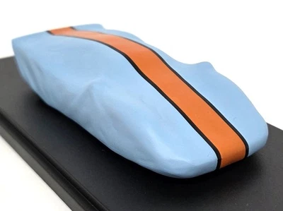 Matrix 1/43 Ford GT40 Undercover Blue / Orange Gulf Diorama Resin Model Car - Image 1 of 4