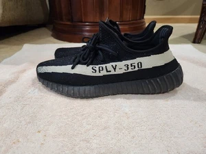 Size 13 - adidas Yeezy Boost 350 V2 Low Oreo BY1604 Core Black White *worn 2x* - Picture 1 of 9
