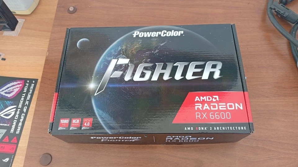 Grafica video  AMD Radeon RX 6600 Fighter 8GB Director 12 AMD RDNA 2  HDMI 2.1 - Immagine 1 di 1