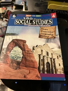 180 Days(tm) Social Studies for Fourth Grade: Not Used Before - Picture 1 of 5