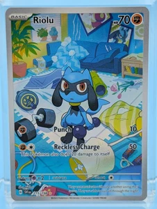 Riolu 215/198 - Illustration Rare - Scarlet & Violet Base Set - LP - Siehe Video - Bild 1 von 3