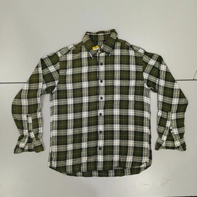 EDDIE BAUER Plaid Shirt Men Button Up Shirt Long Sleeve Collar Green Size S P21 - Image 1 of 4