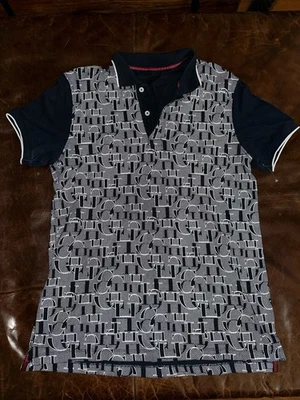 Carolina Herrera Men's Polo Shirt 100% Cotton, Size M, Made in Portugal - Image 1 of 4