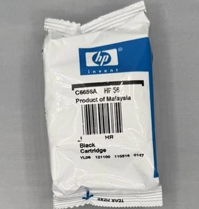 Cartuccia inchiostro nero originale HP 56 C6656A sigillata originale OEM - nuova mai aperta - Foto 1 di 1