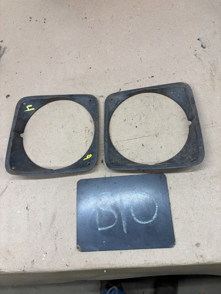 1969 1972 K10 C10 Chevrolet BLAZER CABEÇA LUZ ACABAMENTO MOLDURAS AÇO PINTADO - Imagem 1 de 4