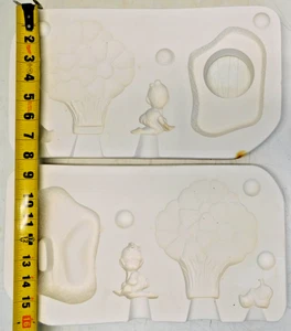 Vintage Macky Keramikformen "Fee Ohrring Baum" 503 Keramik Slip Mold #111 - Bild 1 von 7