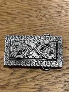 TANSIDE Celtic 3D Rectangle Dragon Designs uSA 2007 TAN1027 Belt Buckle - Picture 1 of 2