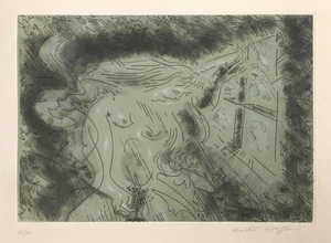 Andre Masson, Le Mort, Etching and Aquatint, signed and numbered in pencil - Picture 1 of 6