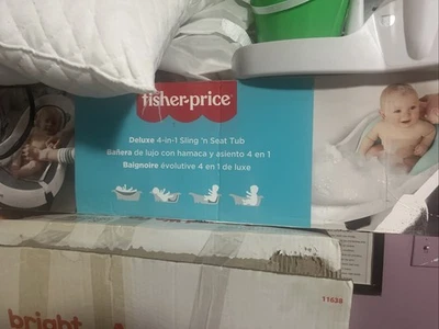 Bañera Fisher Price Deluxe 4-1 Sling 'n Seat Foto 1 de 3