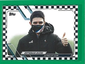 2021 Topps Formula 1 Racing Checkered Flag Esteban Ocon #45 - Picture 1 of 2