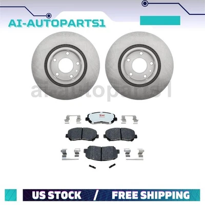 Kit de rotores de freno delanteros y pastillas de freno para Mazda CX-5 2013 2014 2015 Foto 1 de 4