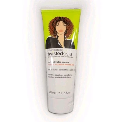 Crema activadora de rizos Twistedsista 211 ml 7,5 fl oz descontinuada define rizos Foto 1 de 4