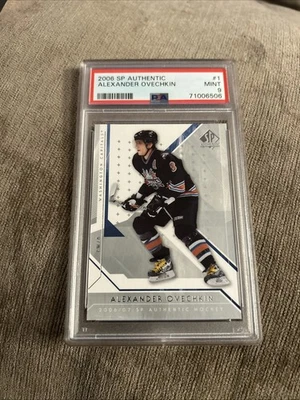 ALEX OVECHKIN 2006 SP Authentic #1 2nd Year PSA 9 - Image 1 of 2