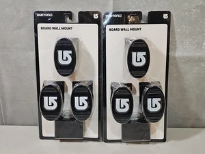 2- Burton Snowboard Wandhalterung Aufhänger Aufbewahrung Winter Logo werkseitig versiegelt!! - Bild 1 von 4