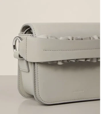 Bolso clutch All Saints Maya gris nuevo con etiquetas $198 Foto 1 de 4