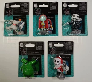 Disney Tim Burton's THE NIGHTMARE BEFORE CHRISTMAS 5 Figure Set Cake Toppers ๐ - Picture 1 of 2
