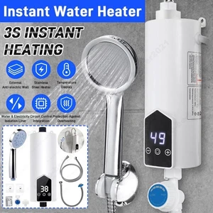 5500W Küche/Bad Instant Elektrischer Warmwasserbereiter Sofortheizung Tanklos - Bild 1 von 12