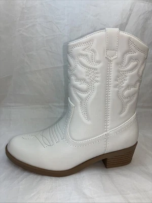 SODA-RENO-W 2 KIDS-WESTERN GIRL COWBOY MID-SHAFT Boot STITCHED Pointe Toe ZIPPER - Изображение 1 из 4