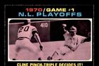 1971 Opc O-Pee-Chee Baseball #199 Nl Playoff Game 1 (Cline ...) Nm