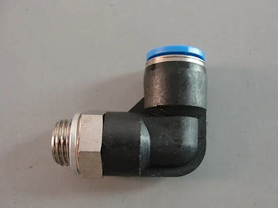 FESTO HYDRAULIC PNEUMATIC AUTOMATION PUSH IN L FITTING 10mm TUBE 1/2" THREAD  - Изображение 1 из 4