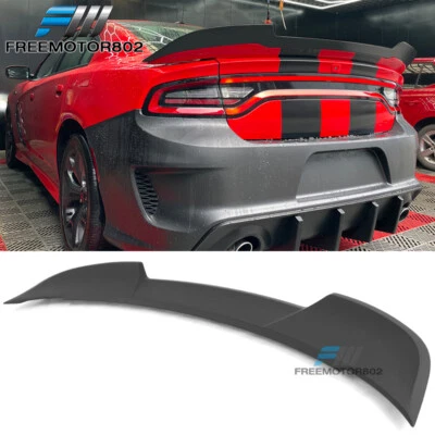 Alerón trasero ABS negro mate para maletero estilo SRT Dodge Charger 15-23 Foto 1 de 4
