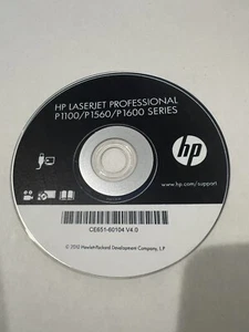 Hp Laserjet P1100 P1560 P1600 Printer Software Driver CD DVD - Picture 1 of 1