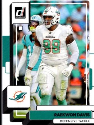 2022 Donruss Raekwon Davis Miami Dolphins #127 - Image 1 of 2