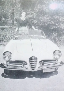 Cartolina AUTO D'EPOCA ALFA ROMEO GIULIETTA SPIDER Automobilismo 19488 - Imagen 1 de 2